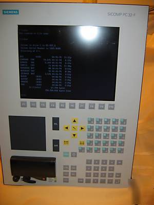Siemens pc 32F mmi op. interface flat panel color lcd