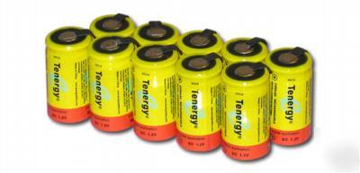 10 nicd sub c 2400MAH batteries for powertools with tab