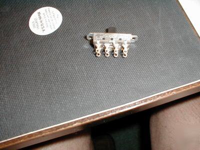 (5)switchcraft DP3T spring loaded 1WAY center on-on-on 