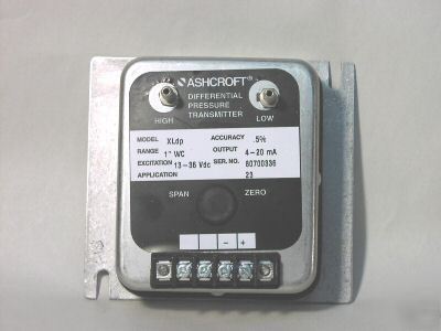 Ashcroft xldp pressure transmitter XL5MB242ST1IW lnc