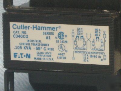 Cutler-hammer control transformer kit C340CG