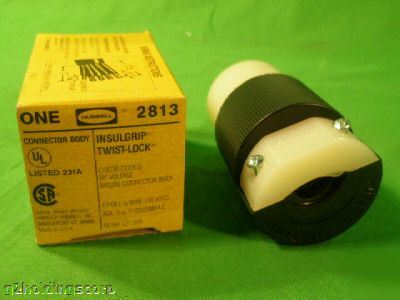 Hubbell 2813 - insulgrip twist-lock socket