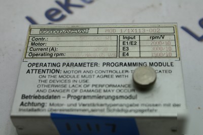 Indramat MOD1/1X113-002 programming module