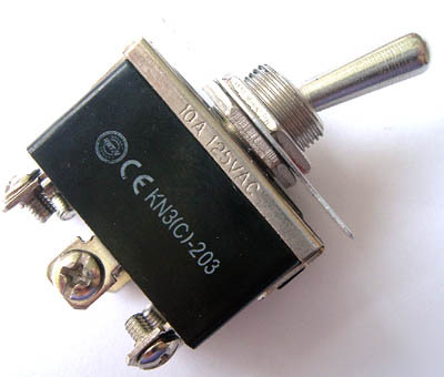 Medium duty toggle switch on/off/on 10A 10 amp 125VAC 3