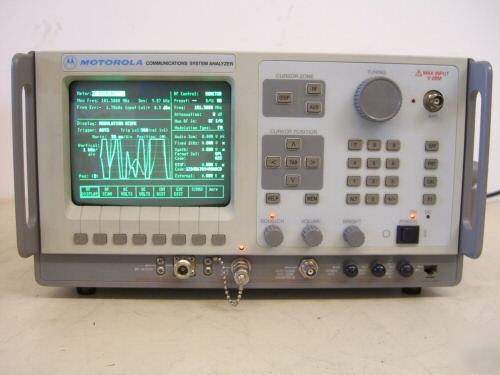 Motorola R2600B / hs communications analyzer