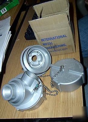 New intmet aluminum explosion proof connection head 2
