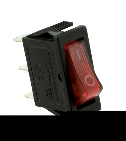 New rocker switch push button red illuminate 