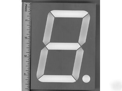 New super bright green 4 inch digit led display - 