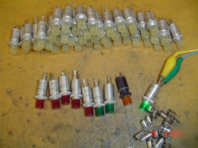 Pilot lights panel mount 54 with extra bulbs looook@@