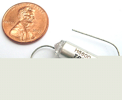 Polystyrene capacitor 5600PF 160V 2.5% axial (25)