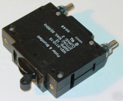 Potter & brumfield W91-X112-15 15A hydraulic c. breaker