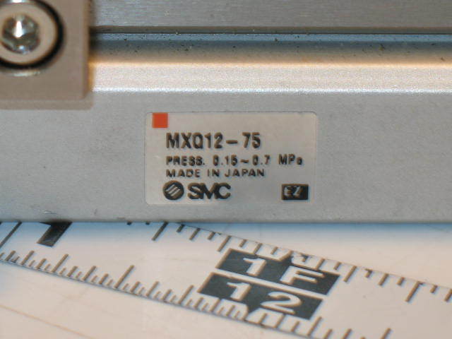 Smc pneumatic air linear guided table slide MXQ12-75