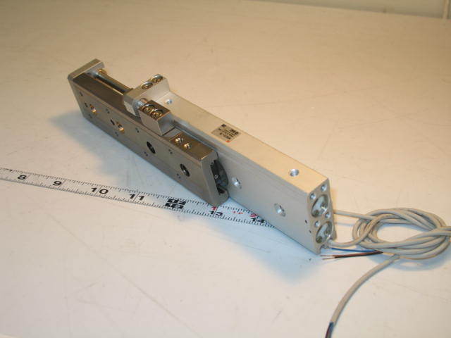Smc pneumatic air linear guided table slide MXQ12-75