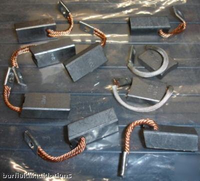  lot 9 assorted electrical brushes