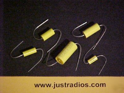 0.022UF at 630V tubular axial film capacitors : qty=30