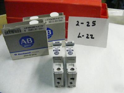 2 allen bradley 1492CB1G050 circuit breaker 