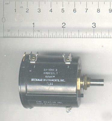 20K multi-turn potentiomer by beckman instruments