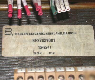 Bridgport transformer BE27829001