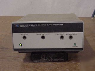 H.p. #59501A hp-ib isolated d/a/power supply programmer