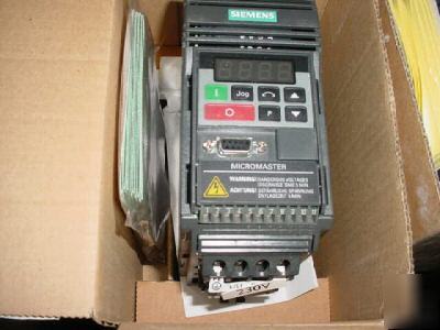 New siemens 6SE9212-1CA40 micromaster ac inverter drive