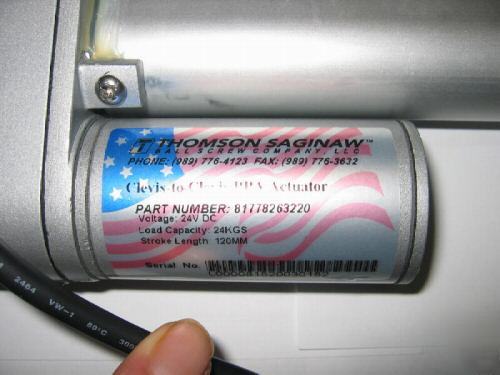 Powerful 12V - 36V dc electric linear actuator / motor
