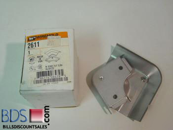 Wiremold 90 degree flat elbow galvanized c#2611