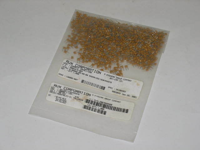 Avx 0.018UF50V X7R ceramic capacitors SR155C183K QTY1K