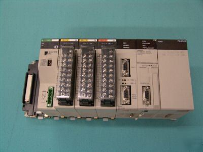 Omron 5 slot sysmac plc CS1H-cpu, PA204R, ID212 +extras