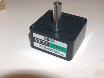 Oriental motor gear head 2GN3K ratio 3:1 